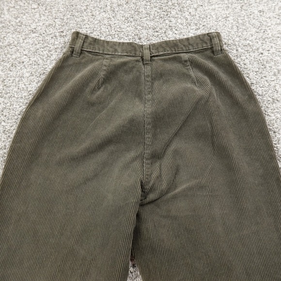 Woolrich Pants Womens 8 Brown Corduroy Cord Chino Trouser High Rise Straight - Picture 8 of 9